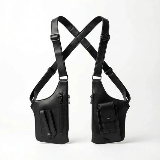 Calihora™ Leather Chest Harness Bag